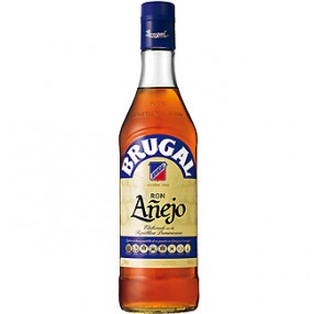 Ron añejo Dominicano BRUGAL botella 70 cl